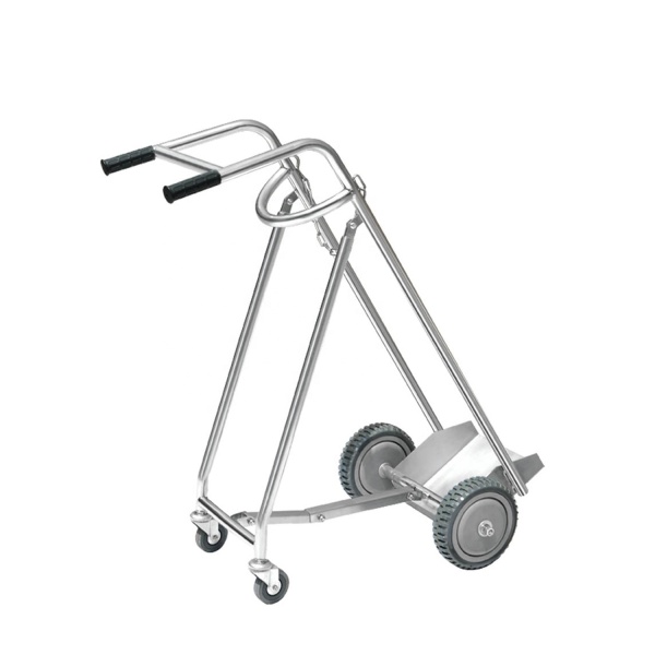 Stainless Steel Oxygen Cylinder Car For Hospital